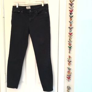 J. Crew Toothpick jeans - black